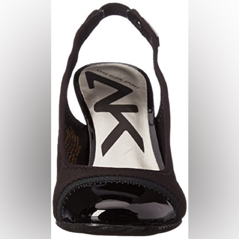 Annie Klein Sport Black Patent Leather Heels